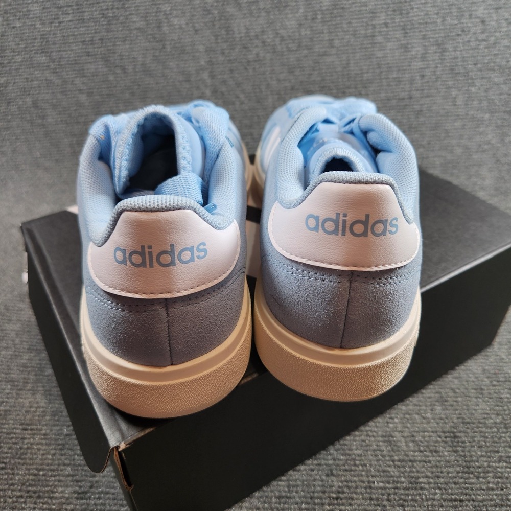 Adidas Shoes Womens‎ 7 Grand Court Base 00s Blue White Casual Trainers Sneakers - Picture 3 of 8